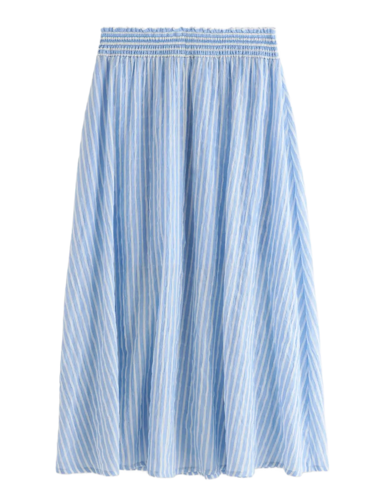 Lindex - Crinkled midi skirt - midi-röcke - light dusty blue - 2