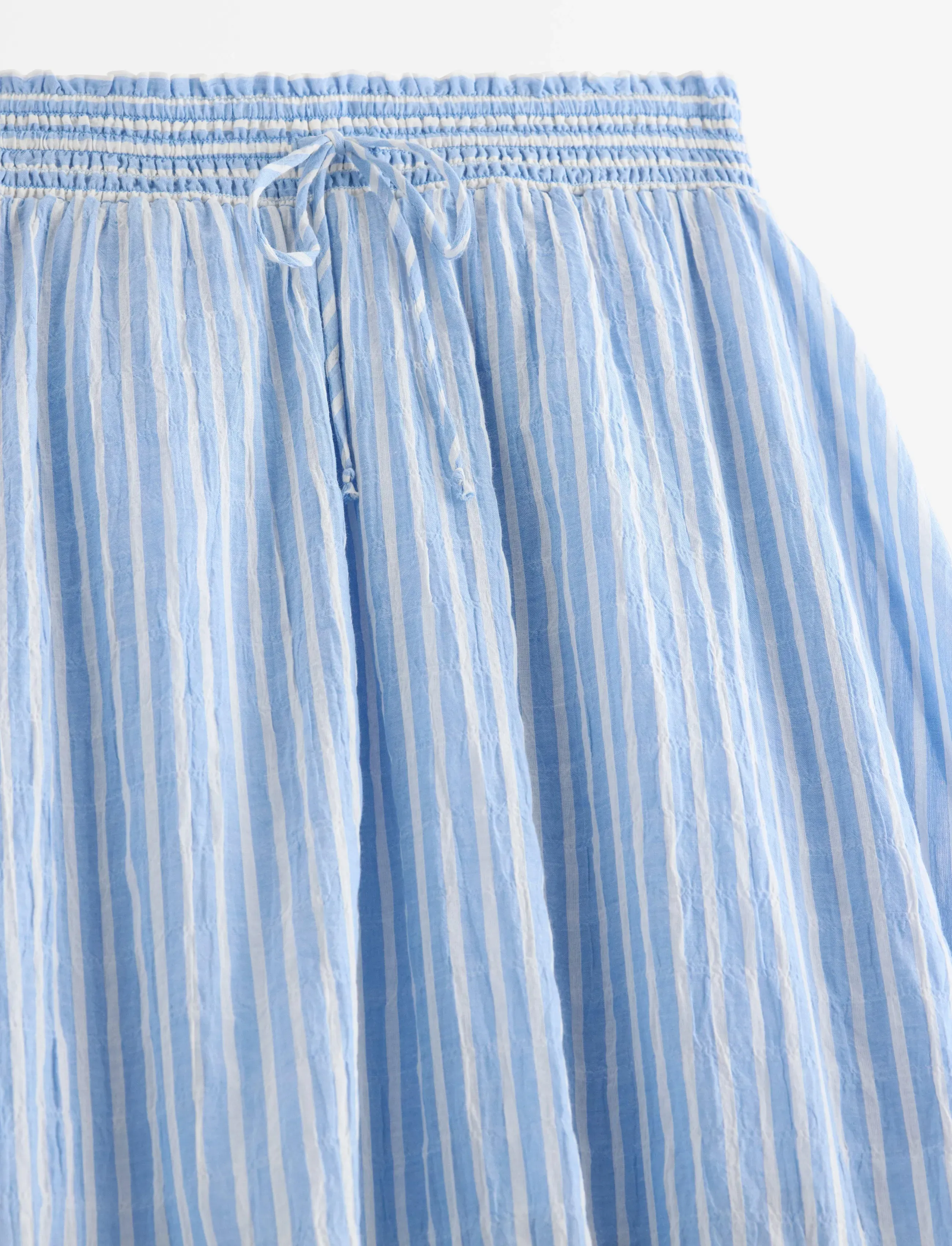 Lindex - Crinkled midi skirt - midi-röcke - light dusty blue - 5