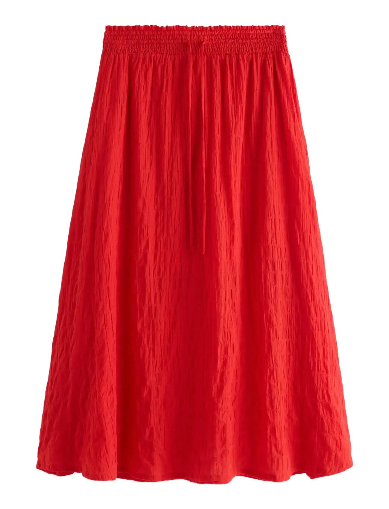 LINDEX Crinkled Midi Rock Rot - S - Damen