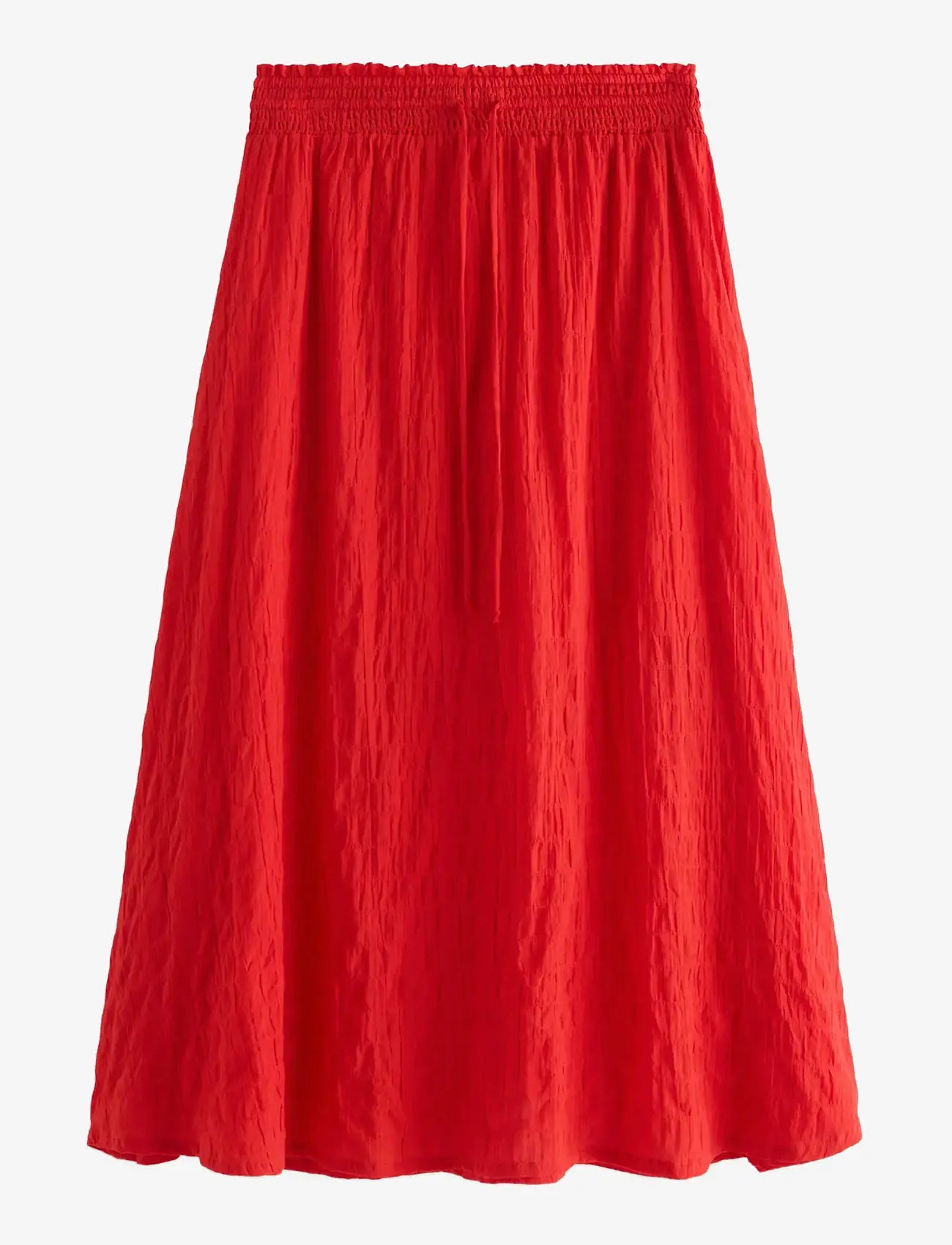 Lindex - Crinkled midi skirt - midiseelikud - red - 1