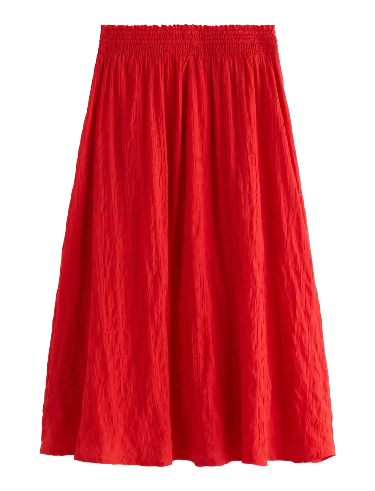 Lindex - Crinkled midi skirt - midi kjolar - red - 2