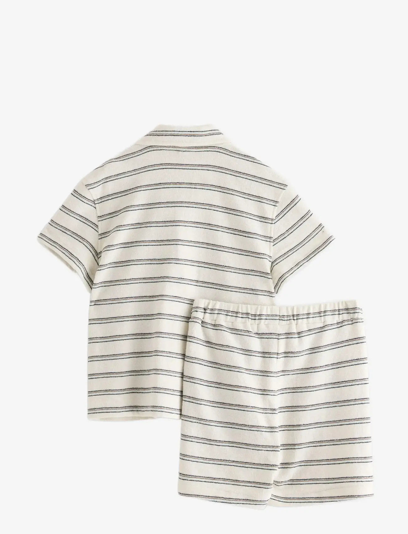 Lindex - Set - shirt and shorts - sæt med kortærmet t-shirt - light beige - 2