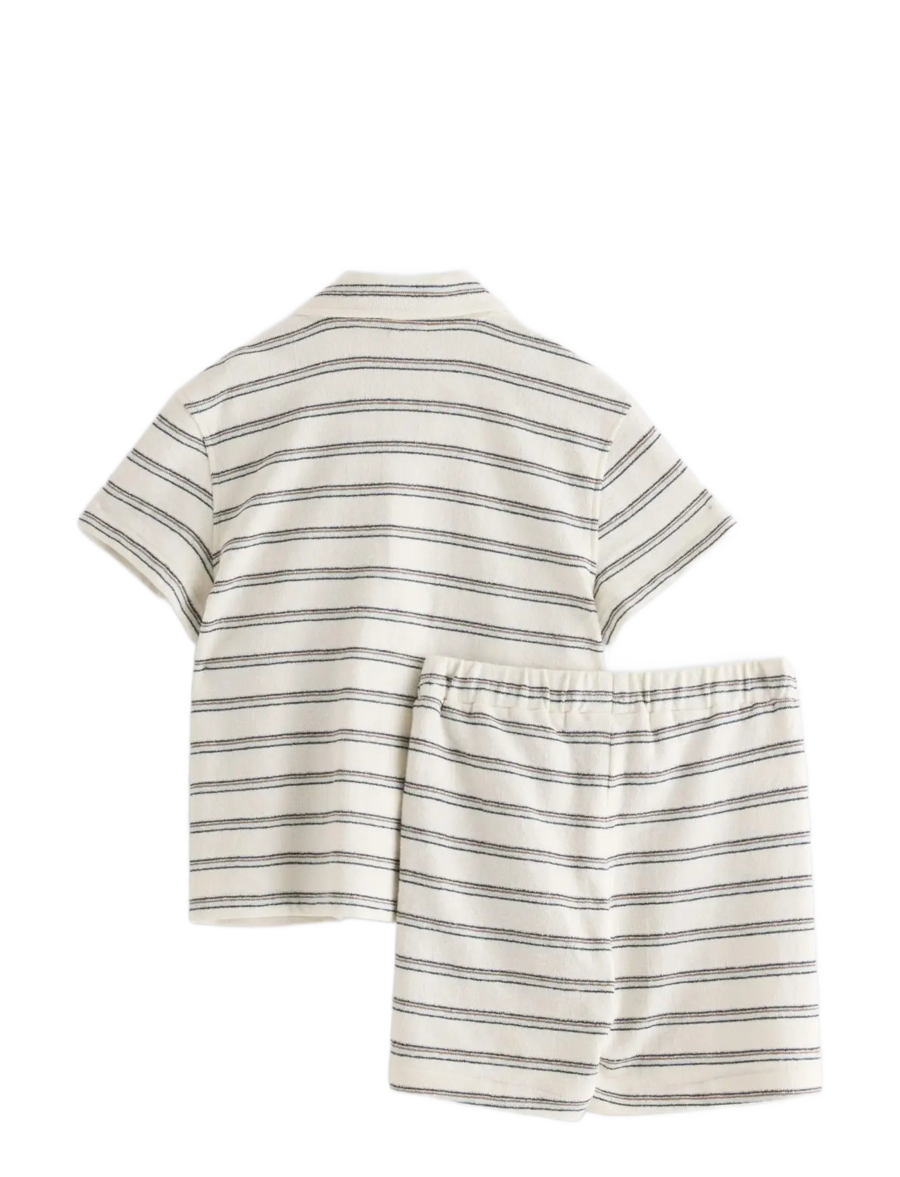 Lindex - Set - shirt and shorts - setit, joissa lyhythihainen t-paita - light beige - 2