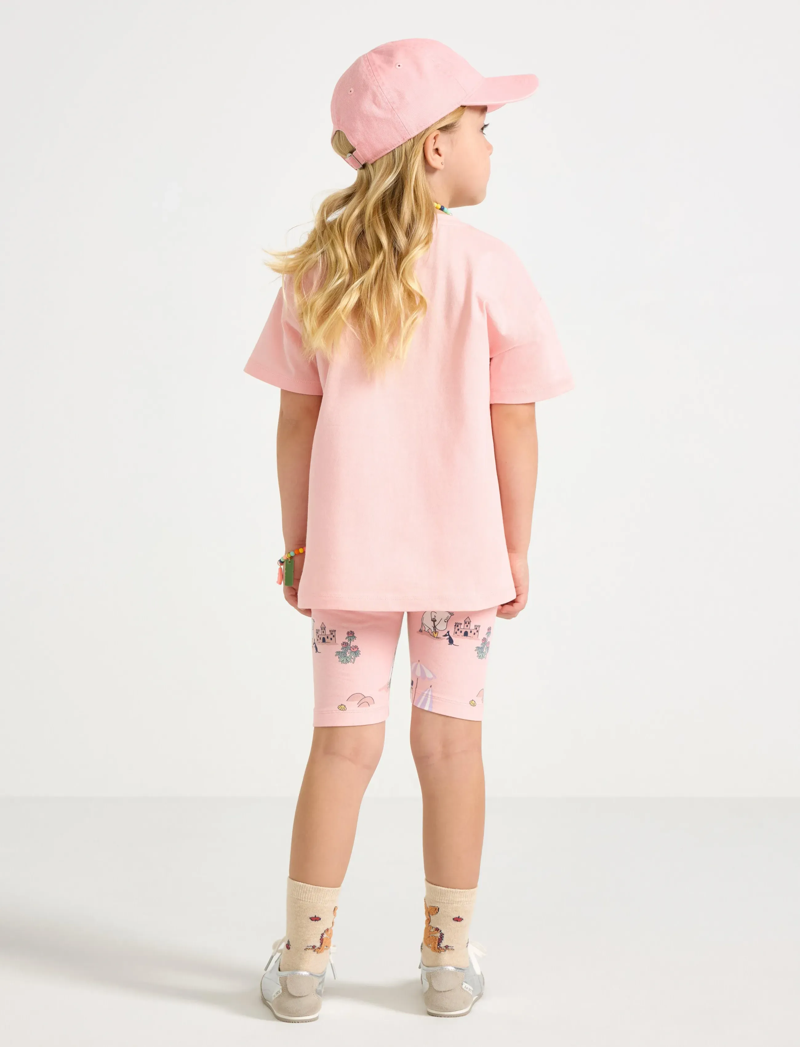 Lindex - Moomin set - sets mit kurzärmeligem t-shirt - light pink - 3