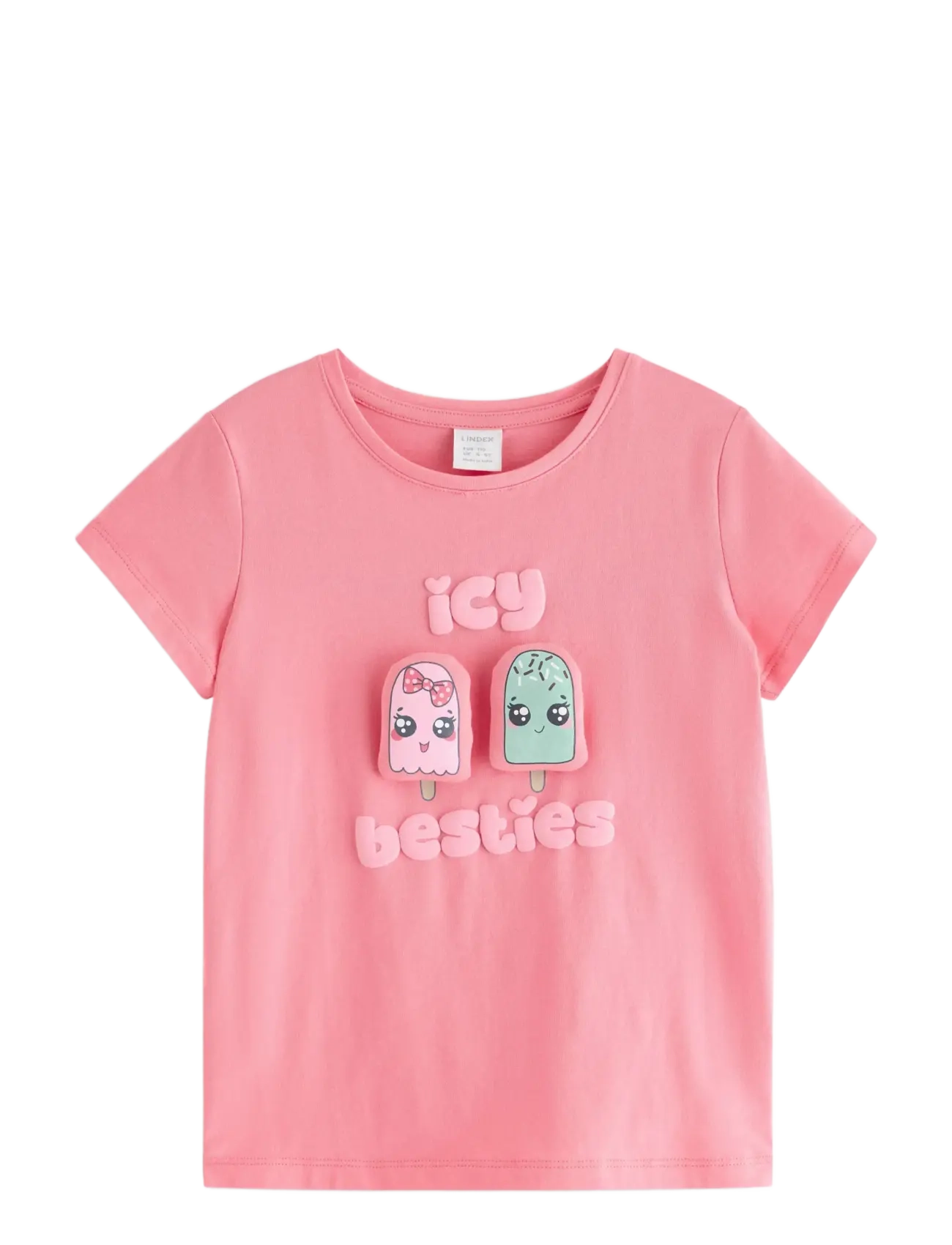 LINDEX Oberteil With Application Pink - 92 - Kinder