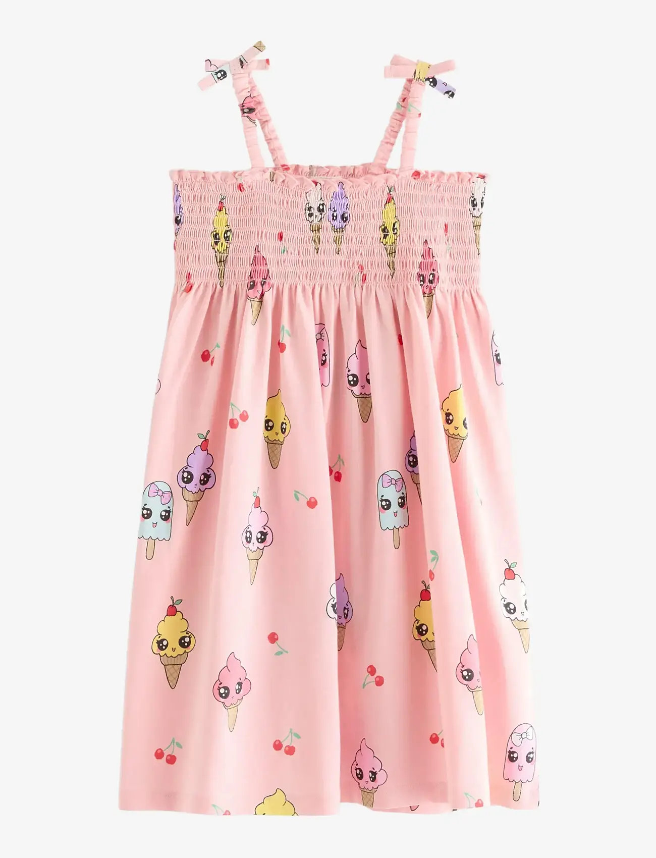 Lindex Smock dress - Klänningar & Kjolar - LIGHT PINK / pink/rose