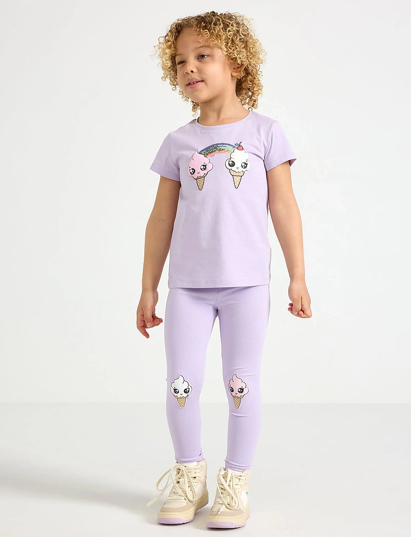 Lindex - Leggings - retuusid - light lilac - 0