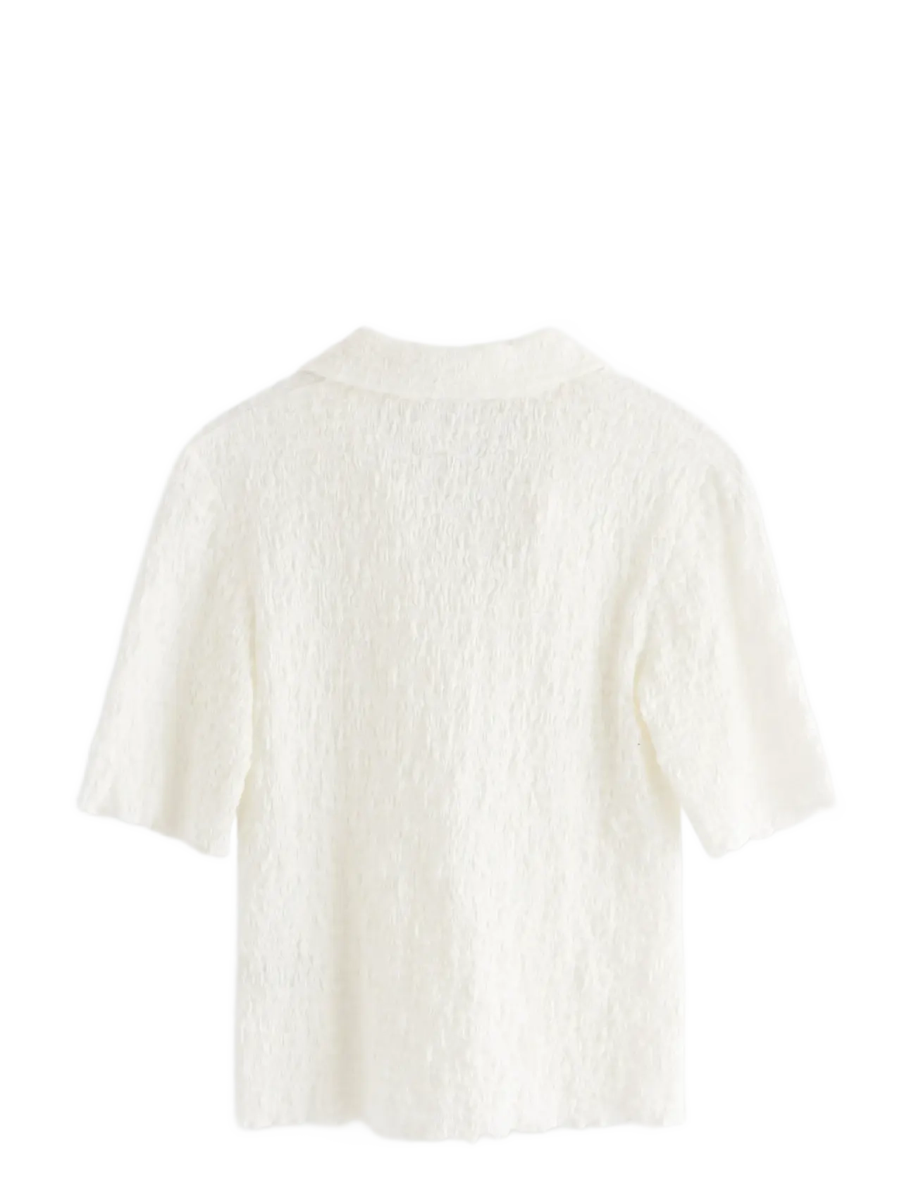 Lindex - Short-sleeved top - poloshirts - off white - 2