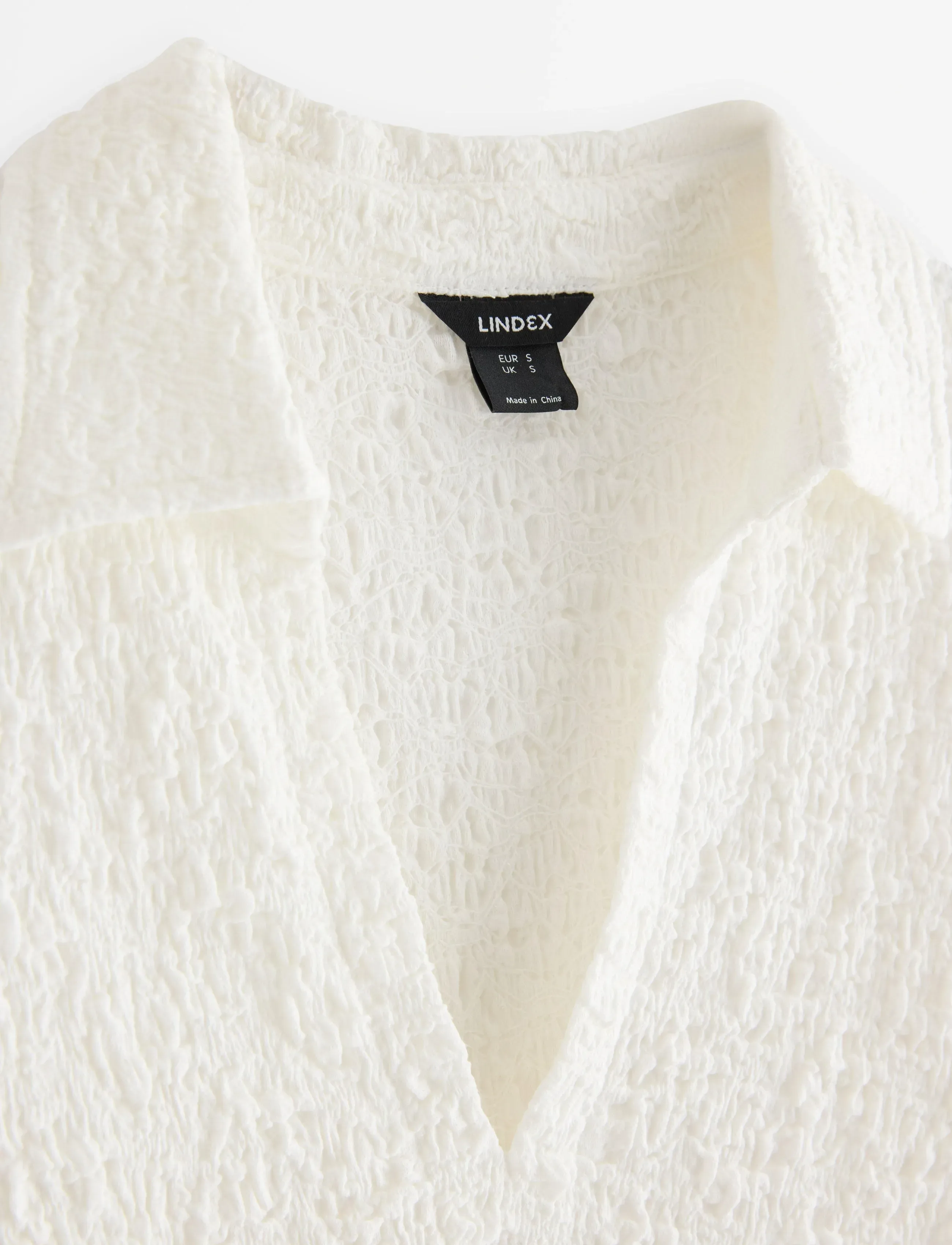 Lindex - Short-sleeved top - poloshirts - off white - 5