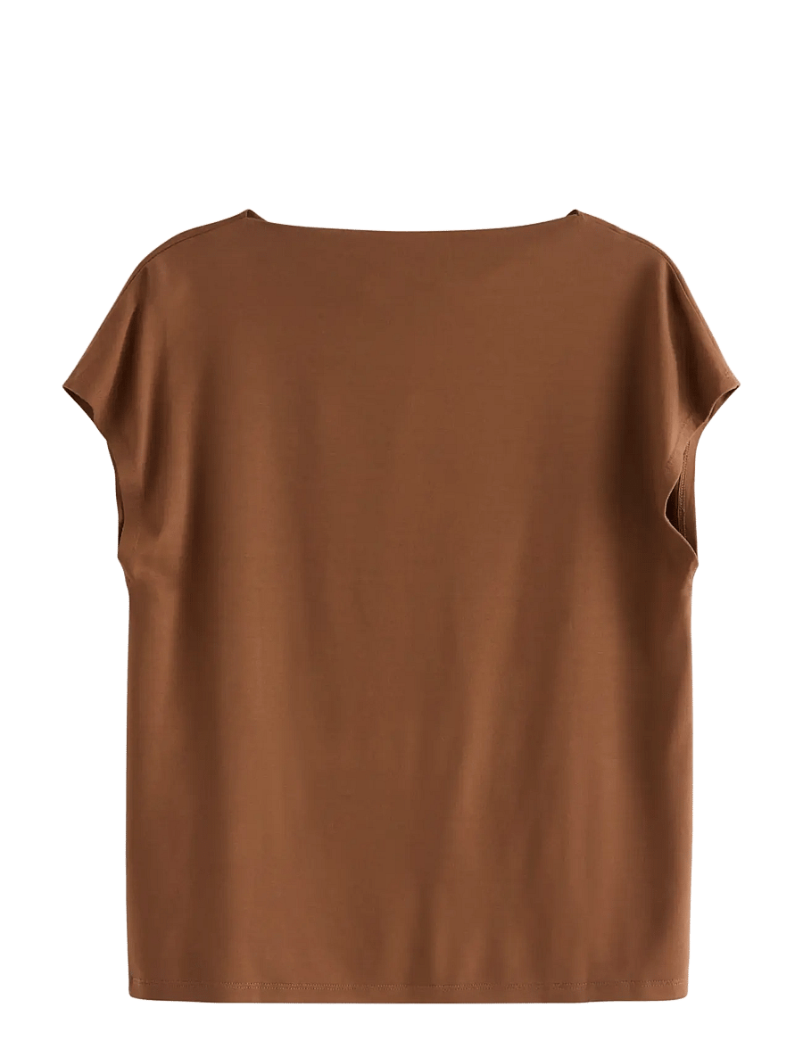 Lindex - Top Sofia - t-shirts - brown - 2