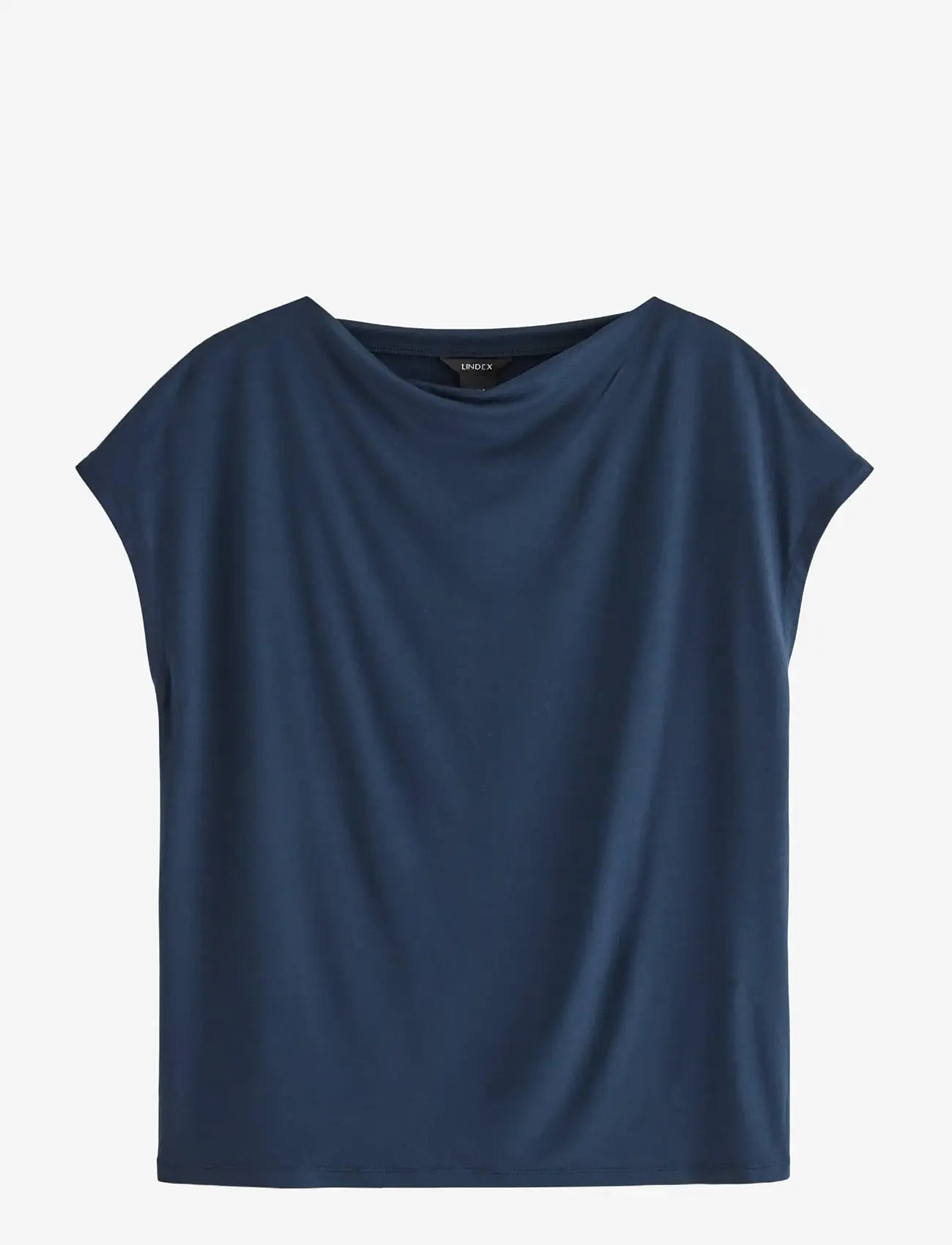 Lindex - Top Sofia - t-shirts - dk blue - 0