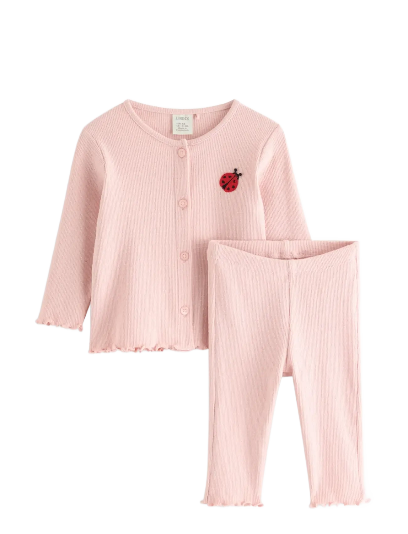 Lindex Set with cardigan and leggings - Riided - LIGHT DUSTY PINK / pink/rose