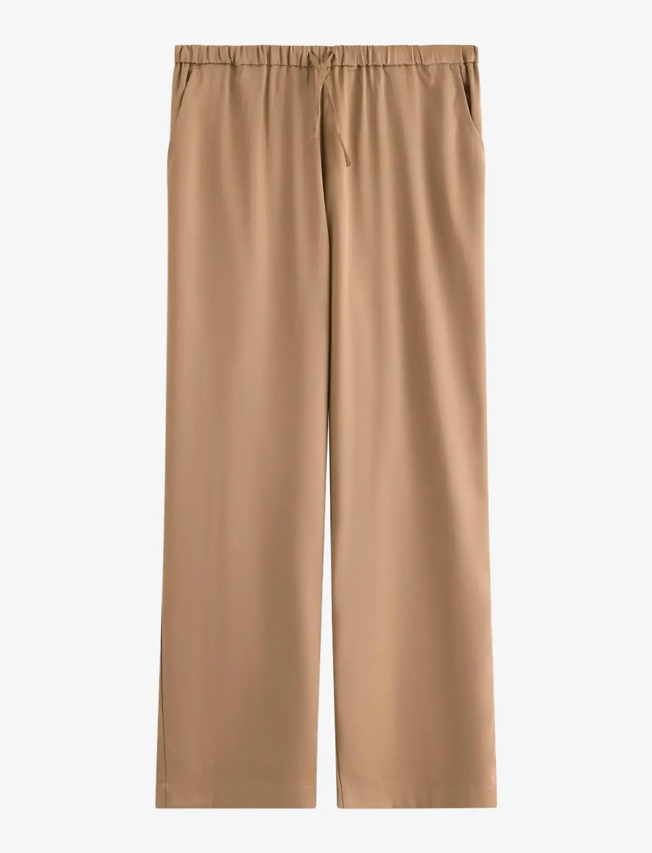 Lindex - Trousers in satin - bukser - beige - 1