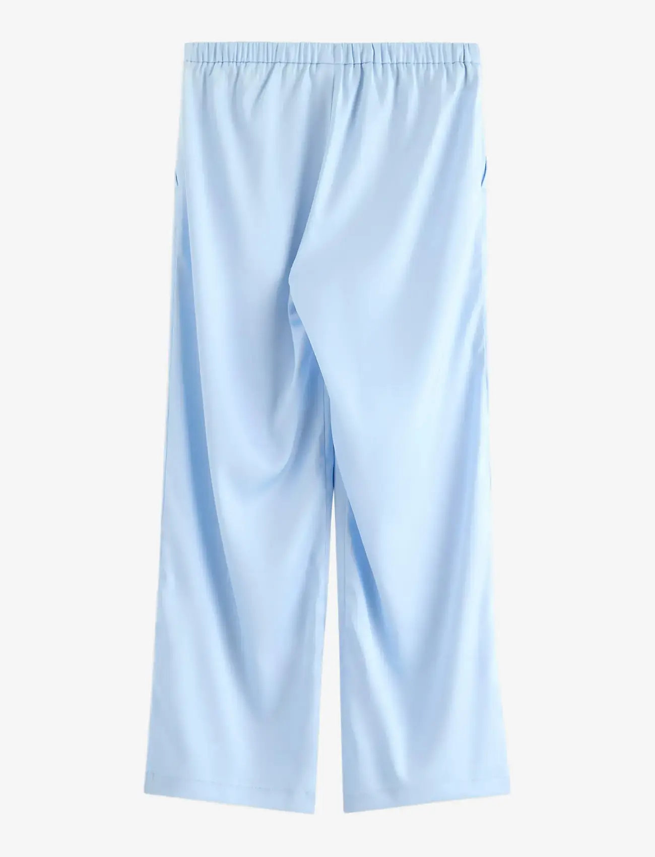 Lindex - Trousers in satin - bukser - light blue - 2