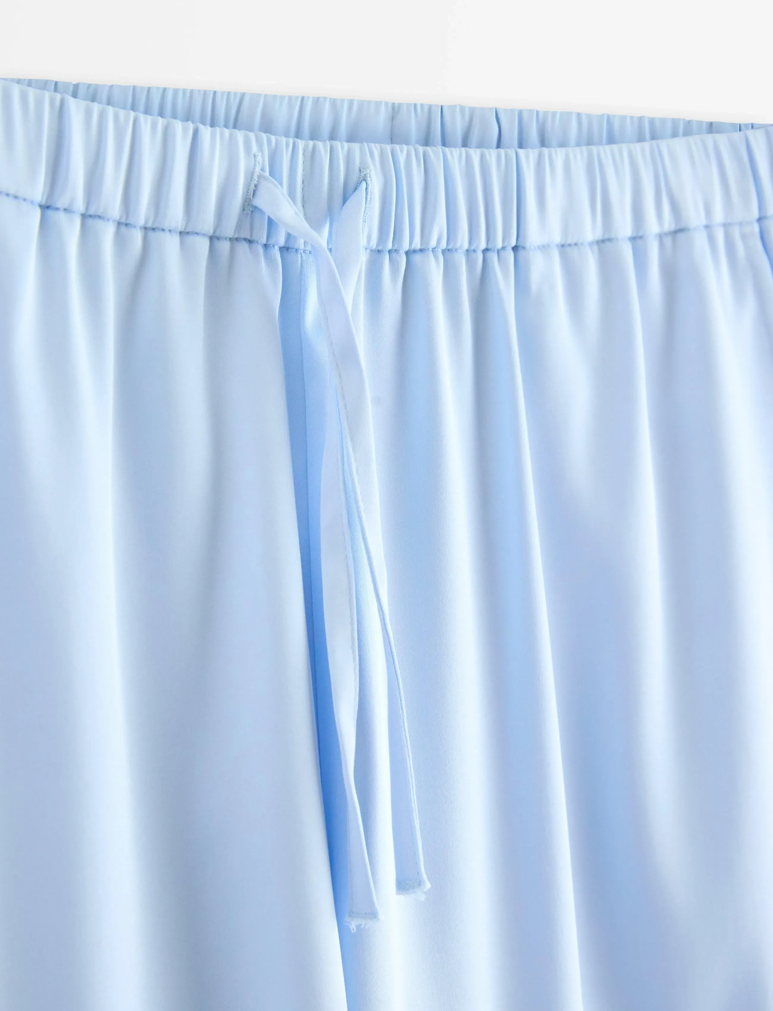 Lindex - Trousers in satin - trousers - light blue - 5