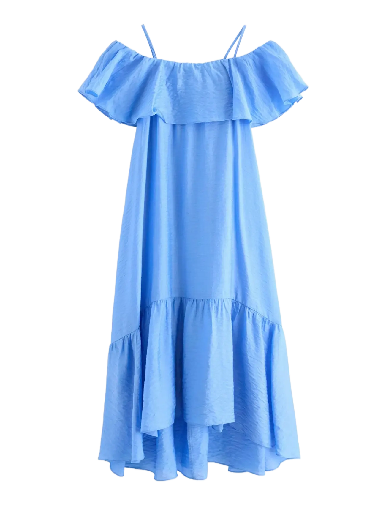 Lindex Dress with flounces - Neuheiten - LIGHT BLUE / blue