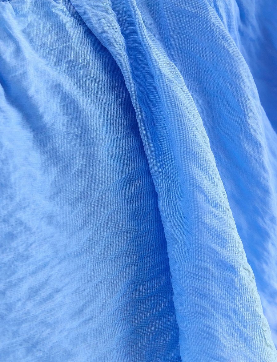 Lindex - Dress with flounces - Ärmellose freizeitkleider - light blue - 5