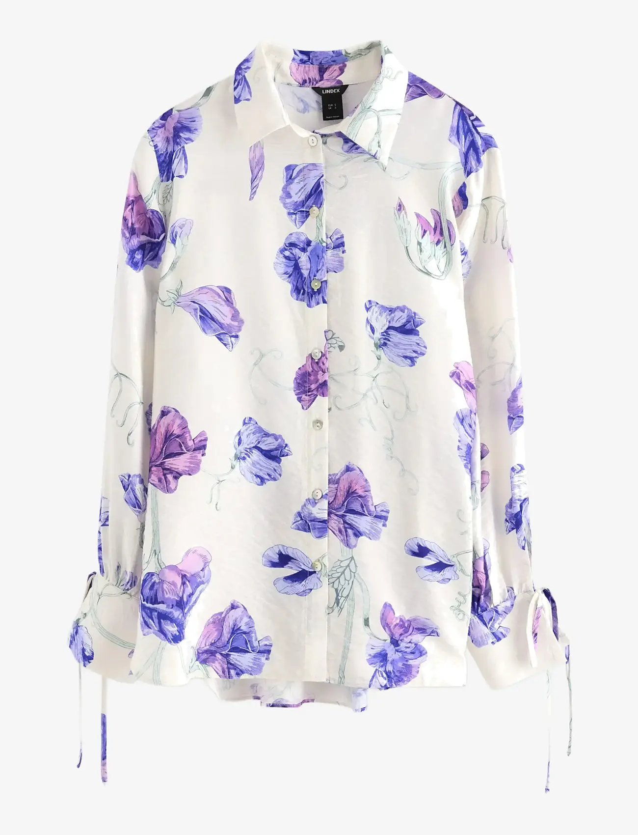Lindex - Long-sleeved shirt - långärmade skjortor - off white - 1