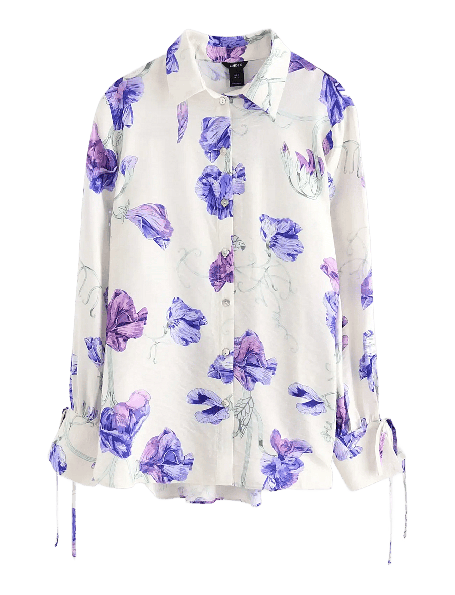 Lindex - Long-sleeved shirt - langærmede skjorter - off white - 1