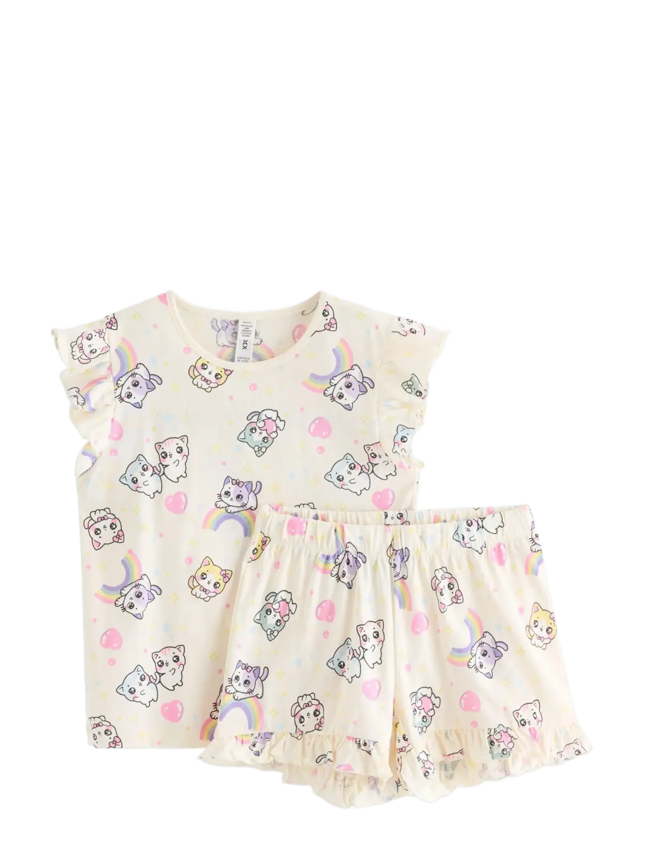 Lindex Pyjama set - Schlafanzüge - WHITE / multi
