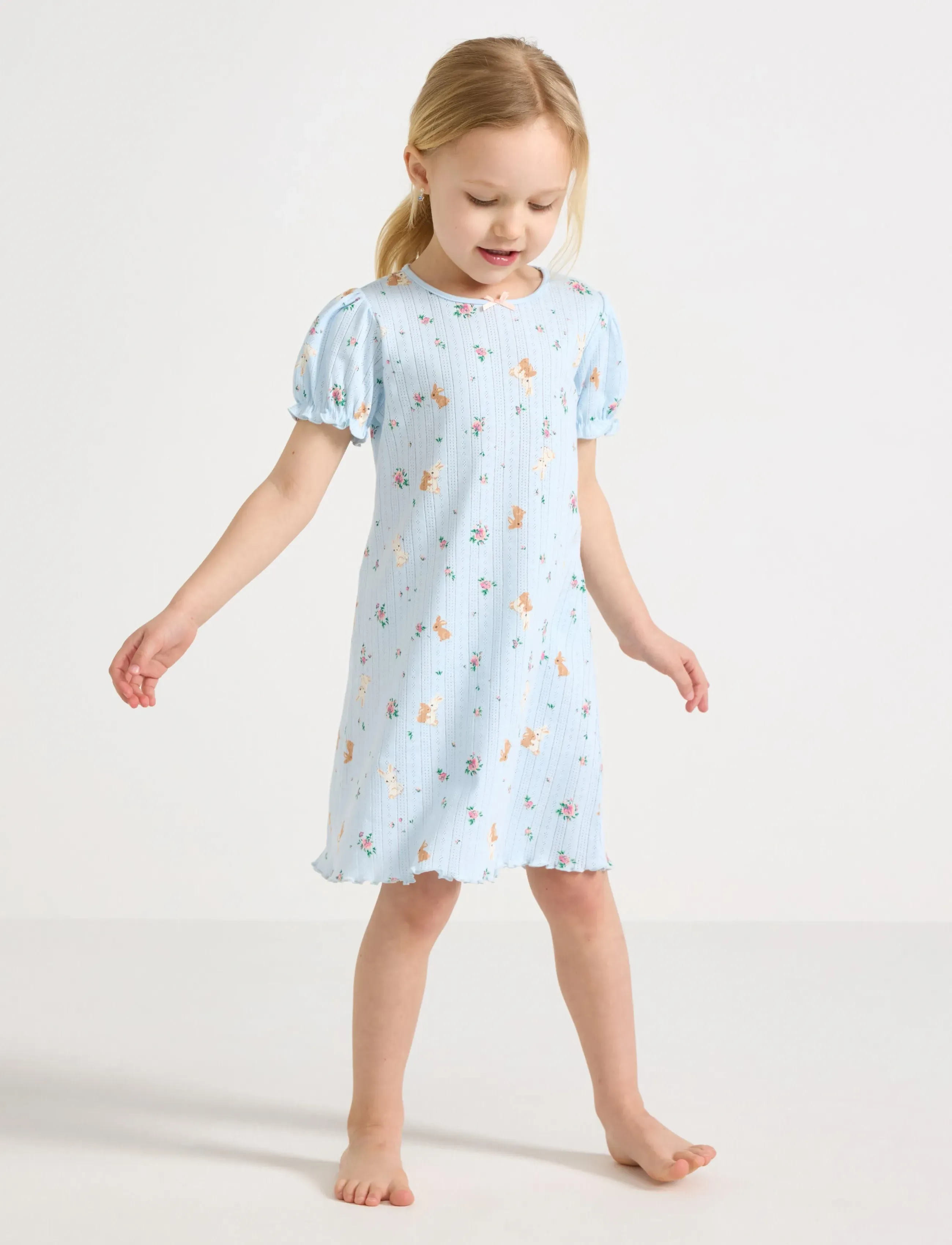 Lindex Nightdress, 92, Blue, Pyjamas > Natkjoler, Børn