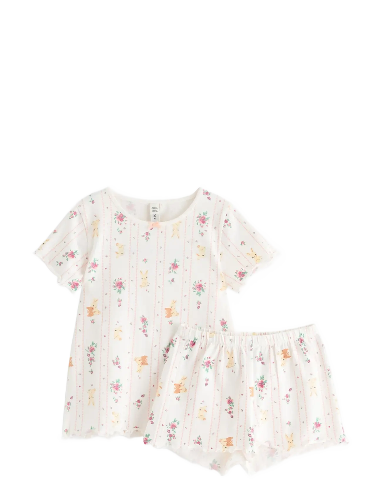 LINDEX Pyjama Set Weiß - 98/104 - Kinder