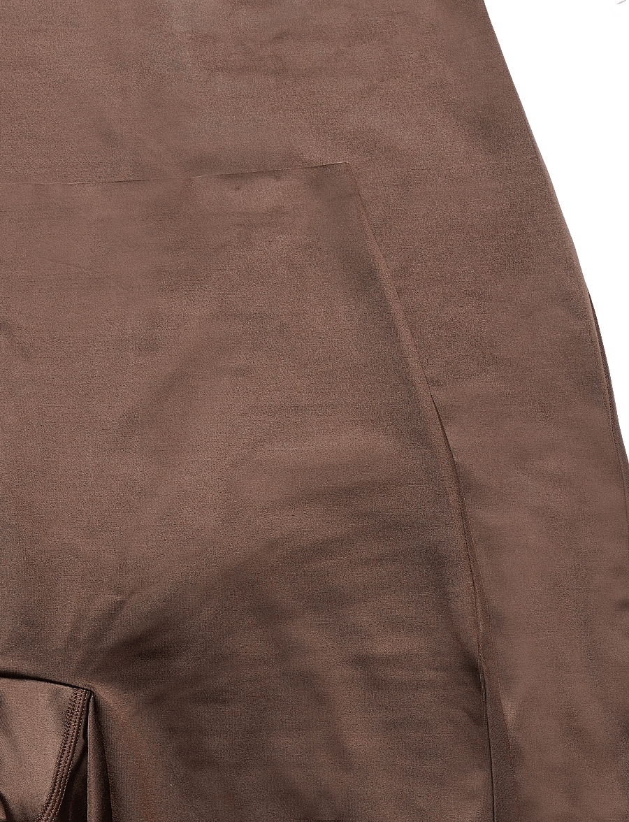 Lindex - Brief biker high SATIN SHINE m - shapewear hosen - dark brown - 3