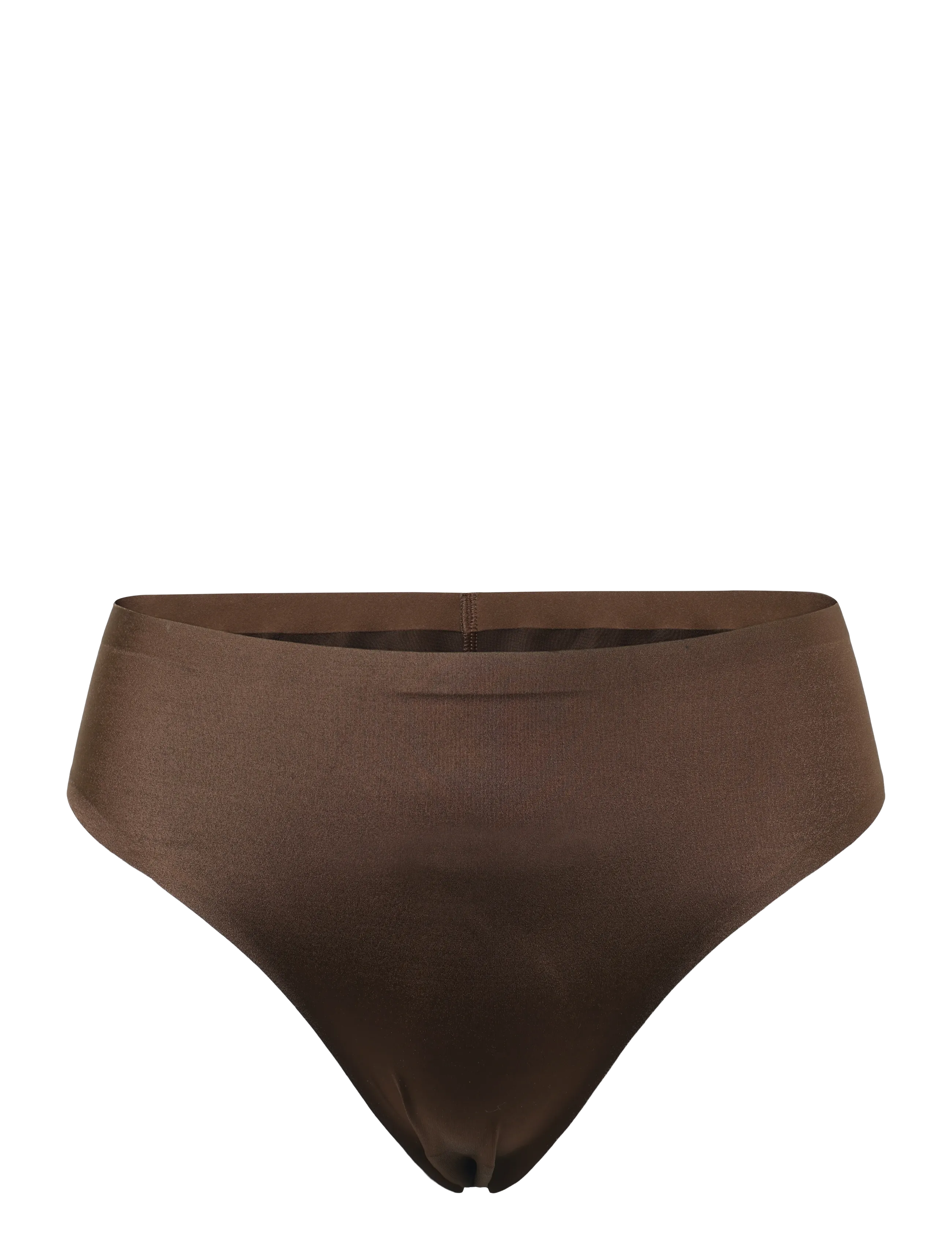 Lindex Brief brazilian high SATIN SHI - Unterwäsche - DARK BROWN / brown