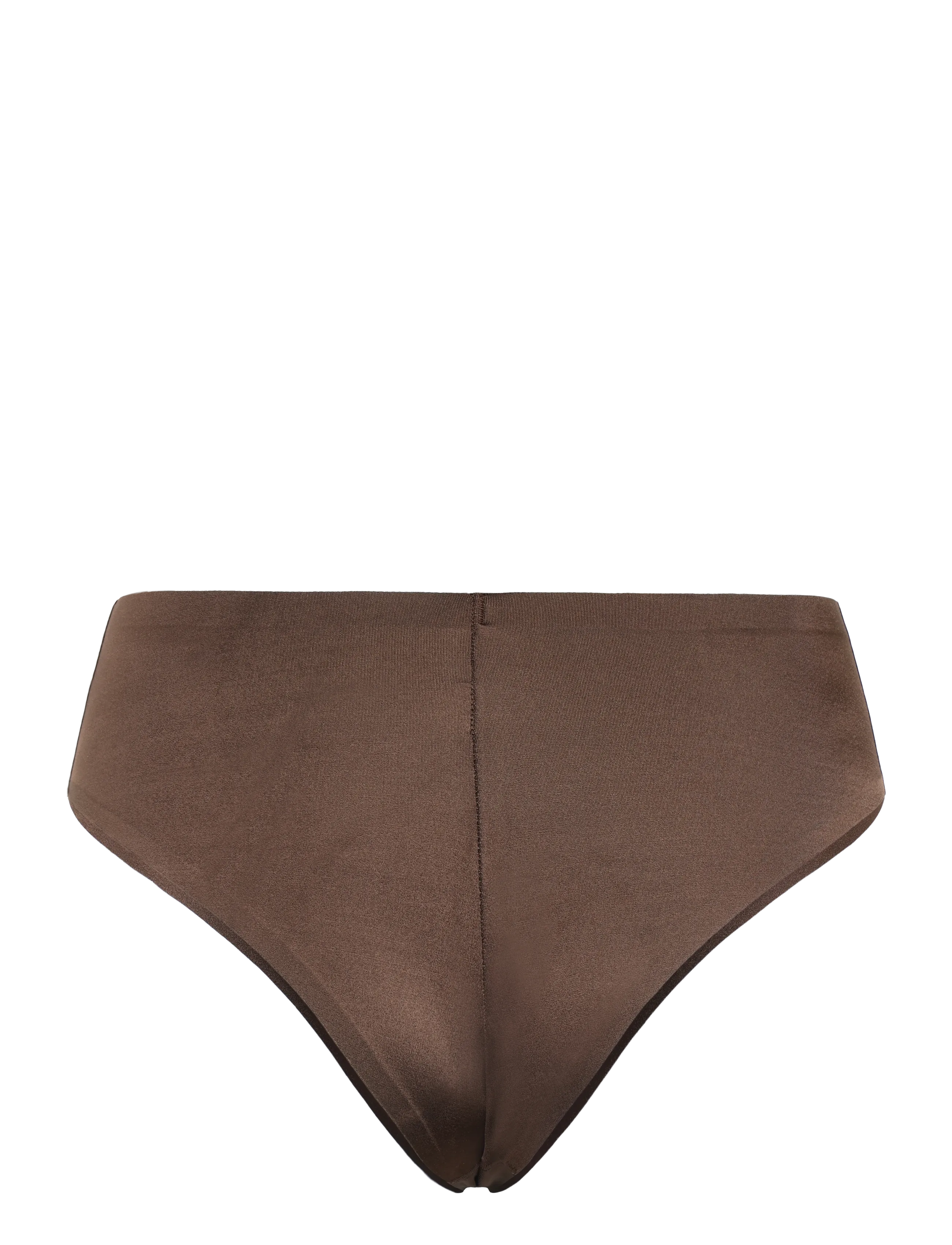 Lindex - Brief brazilian high SATIN SHI - brazilian slips - dark brown - 1