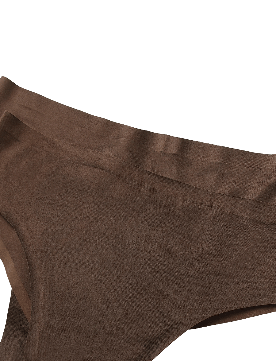 Lindex - Brief brazilian high SATIN SHI - brazilian slips - dark brown - 2