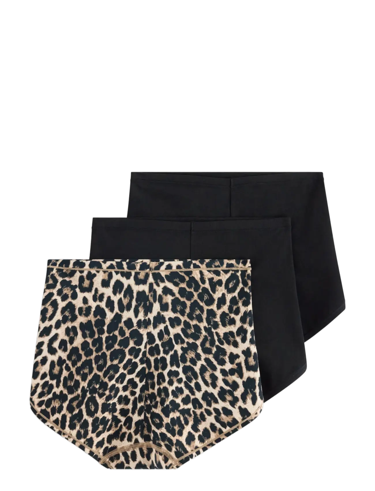Lindex - 3-pack briefs with high waist - light brown - 1