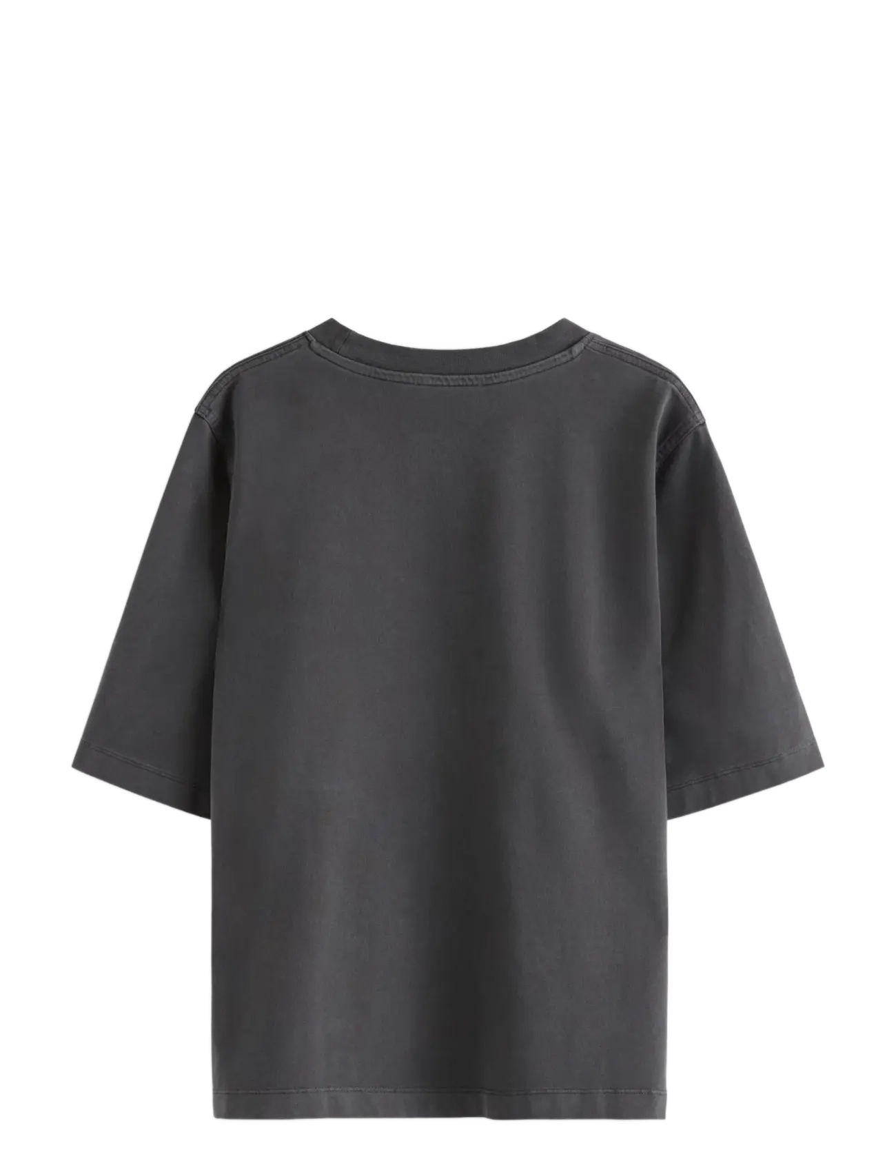 Lindex - Oversized t-shirt in washed cotton - t-shirts - black - 2