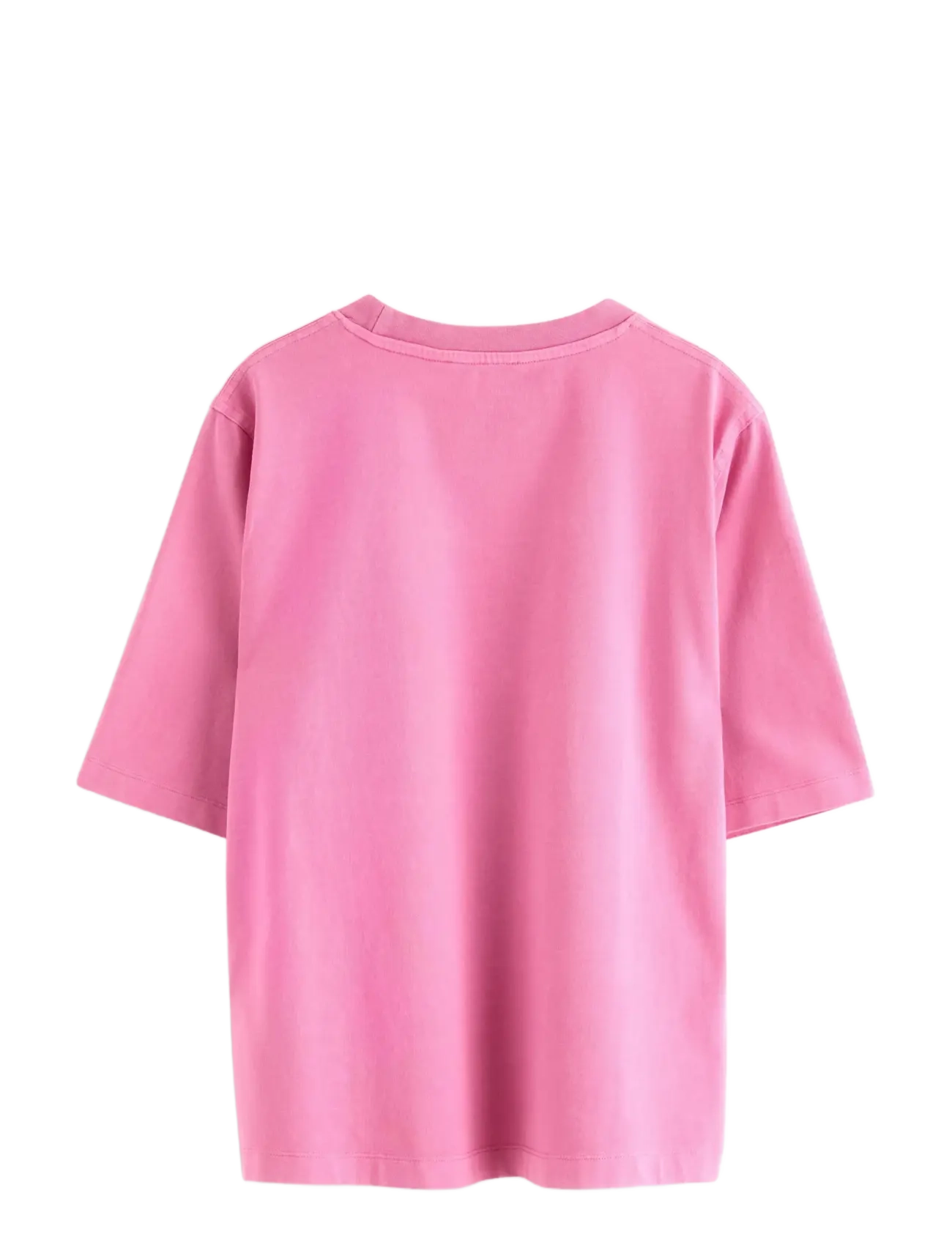 Lindex - Oversized t-shirt in washed cotton - t-shirts - pink - 2