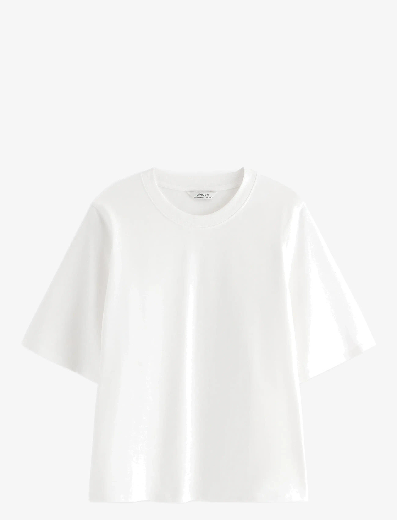Lindex - Oversized t-shirt in washed cotton - t-särgid - white - 1