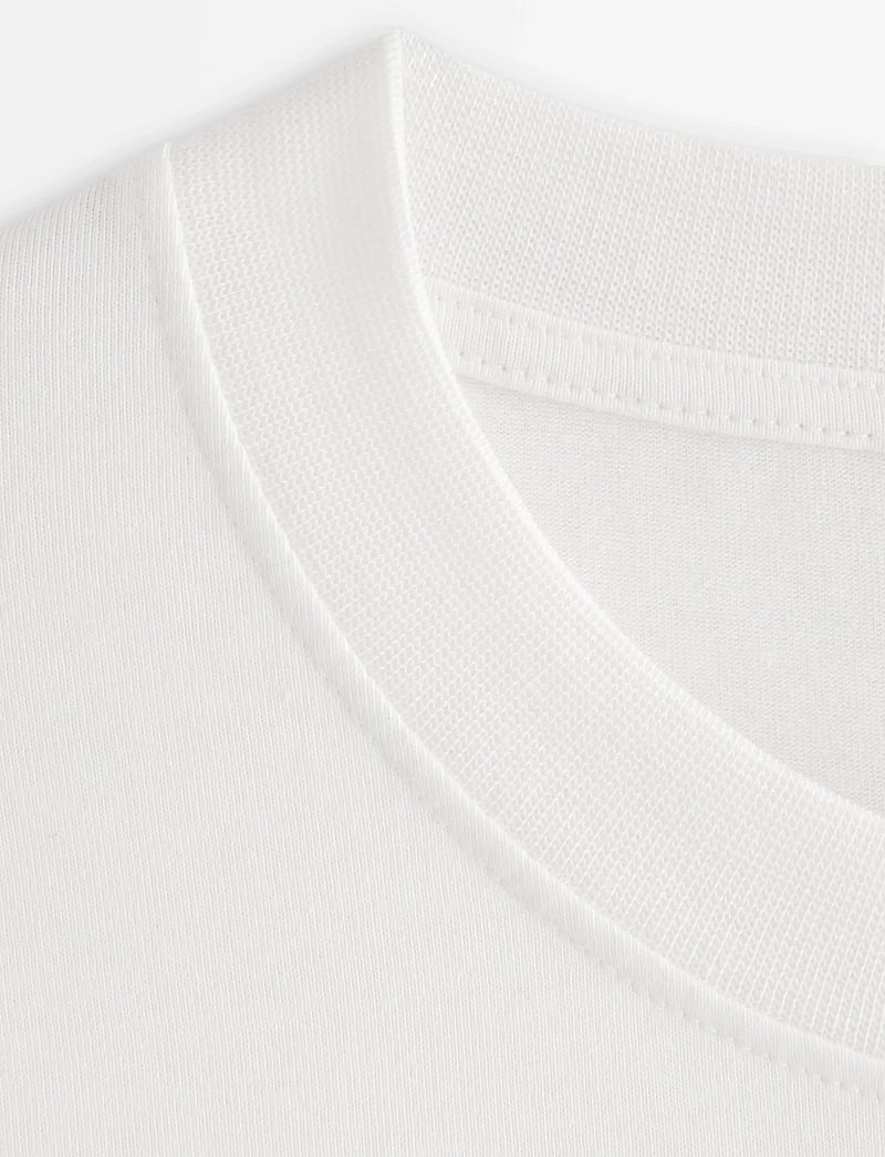 Lindex - Oversized t-shirt in washed cotton - t-särgid - white - 5