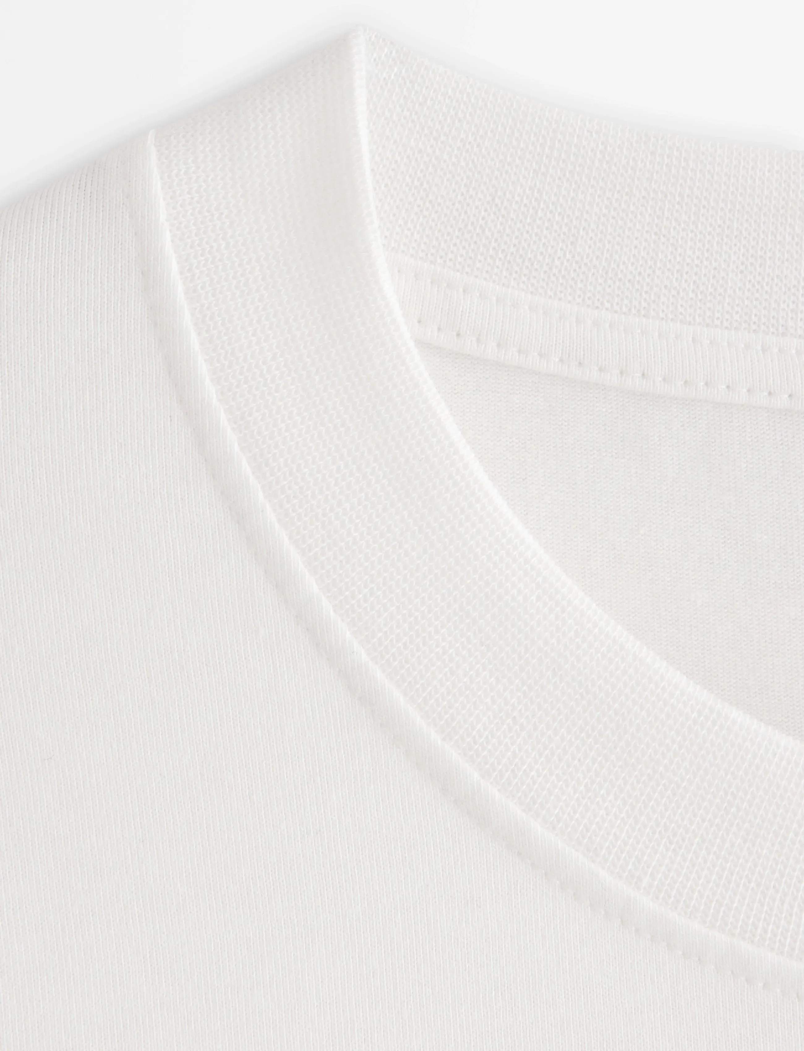 Lindex - Oversized t-shirt in washed cotton - t-shirts - white - 5