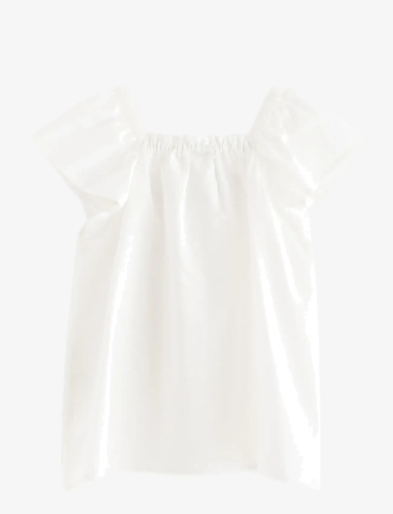 Lindex - Woven top in cotton - blusen & tuniken - light dusty white - 2