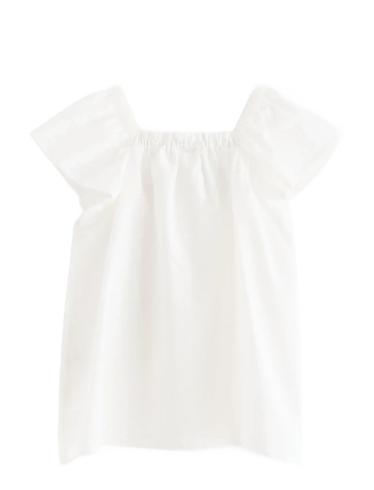 Lindex - Woven top in cotton - blusen & tuniken - light dusty white - 2