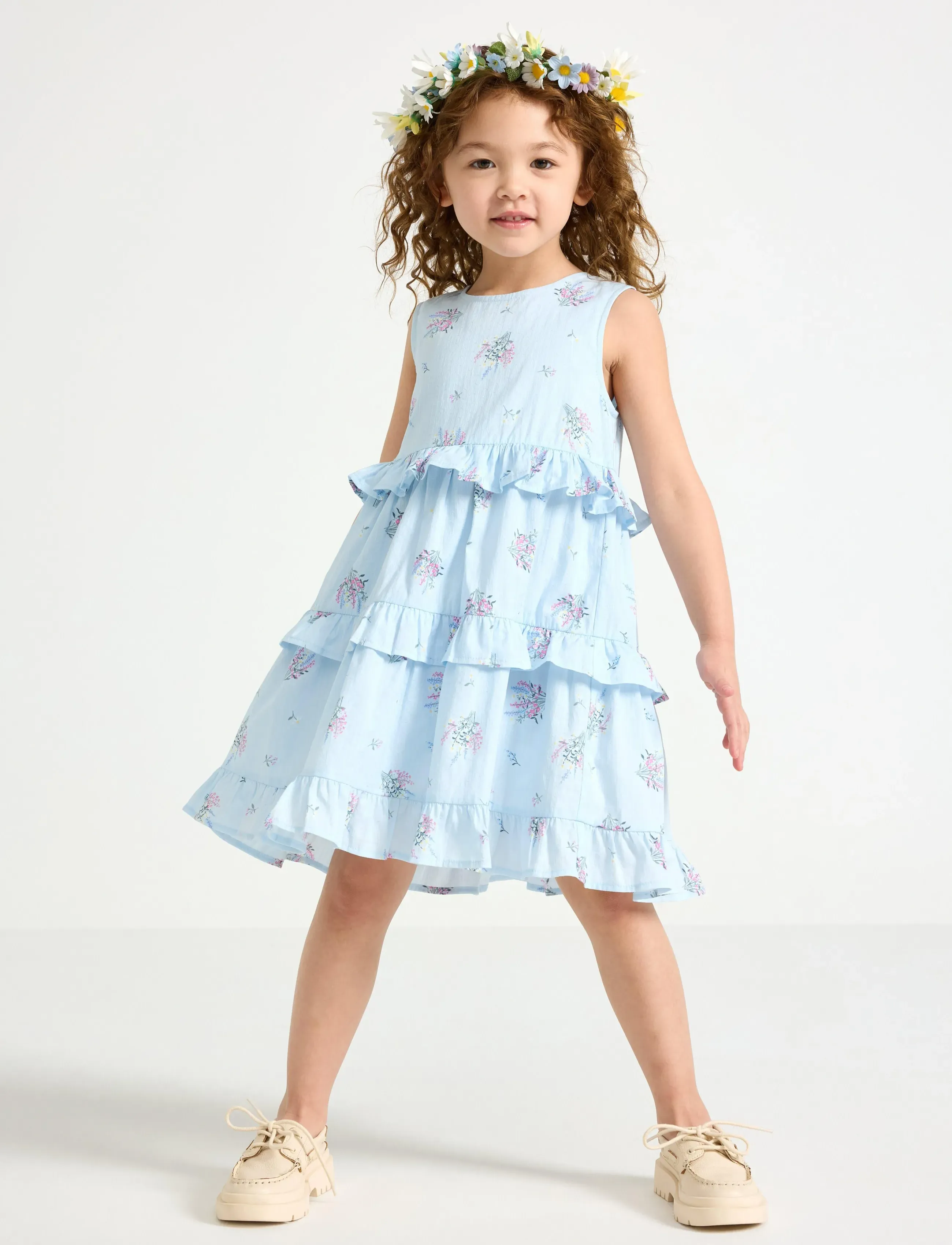 Lindex Sleeveless Dress, 92, Casual Dresses, Blau - Kinder