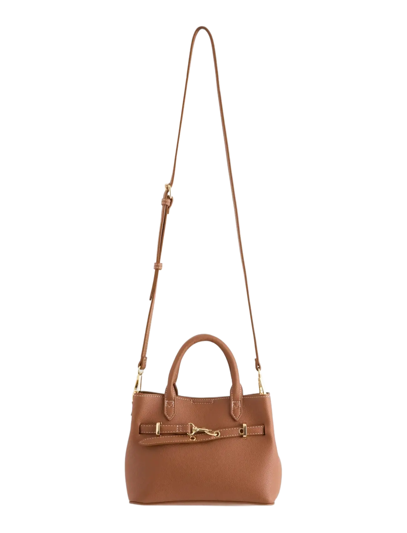 Lindex Bag in imitation leather - Lindex - COGNAC / brown