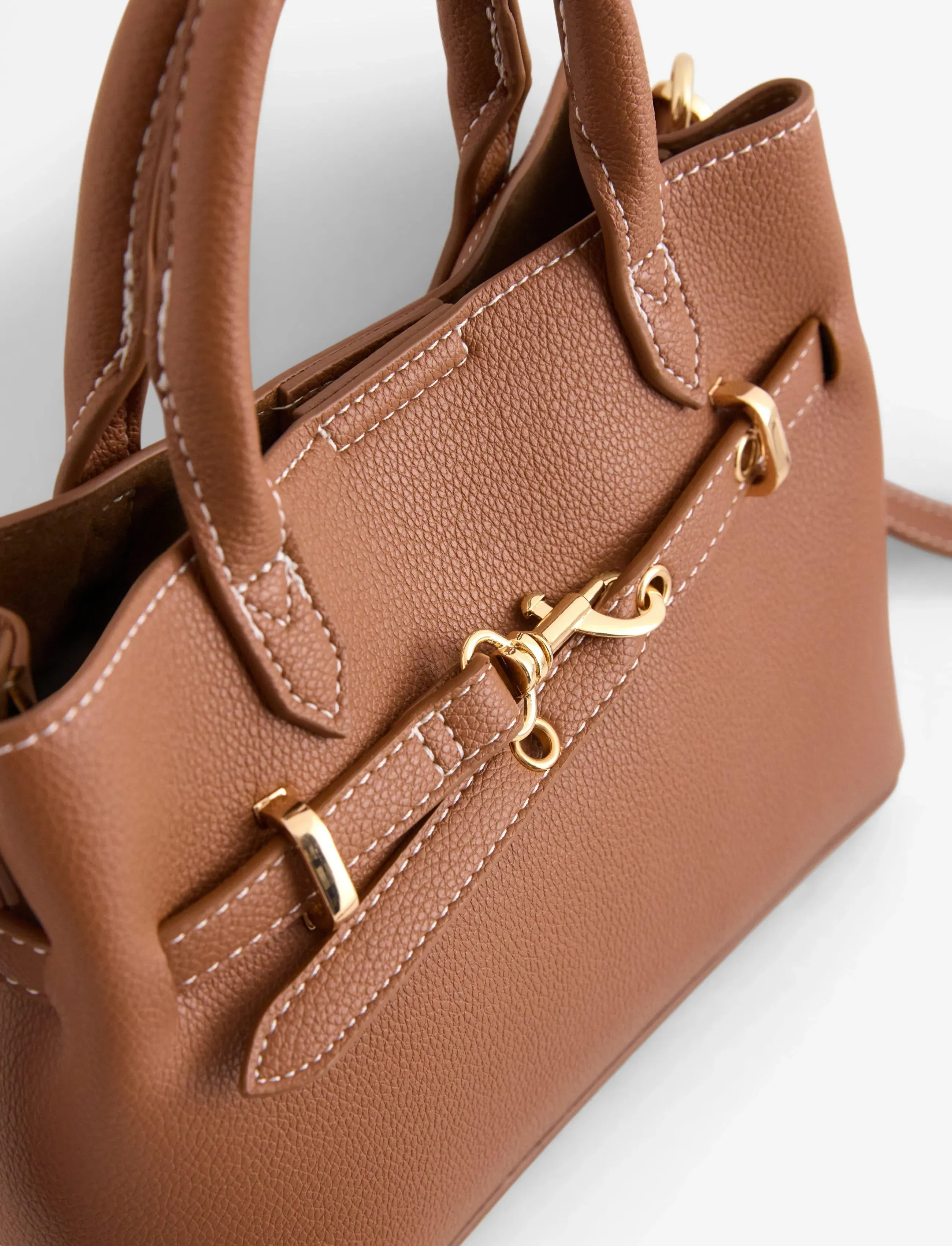 Lindex - Bag in imitation leather - accessoires - cognac - 2
