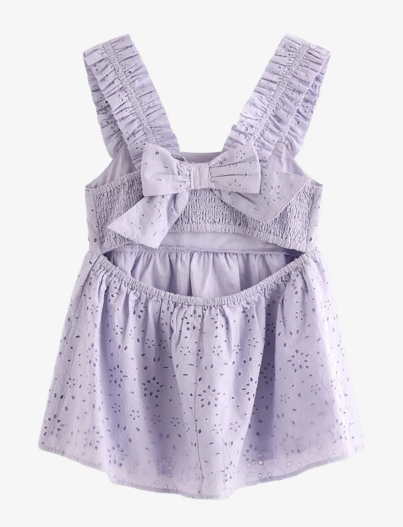 Lindex - Sleeveless blouse with broderie anglaise - bluser & tunikaer - light lilac - 2