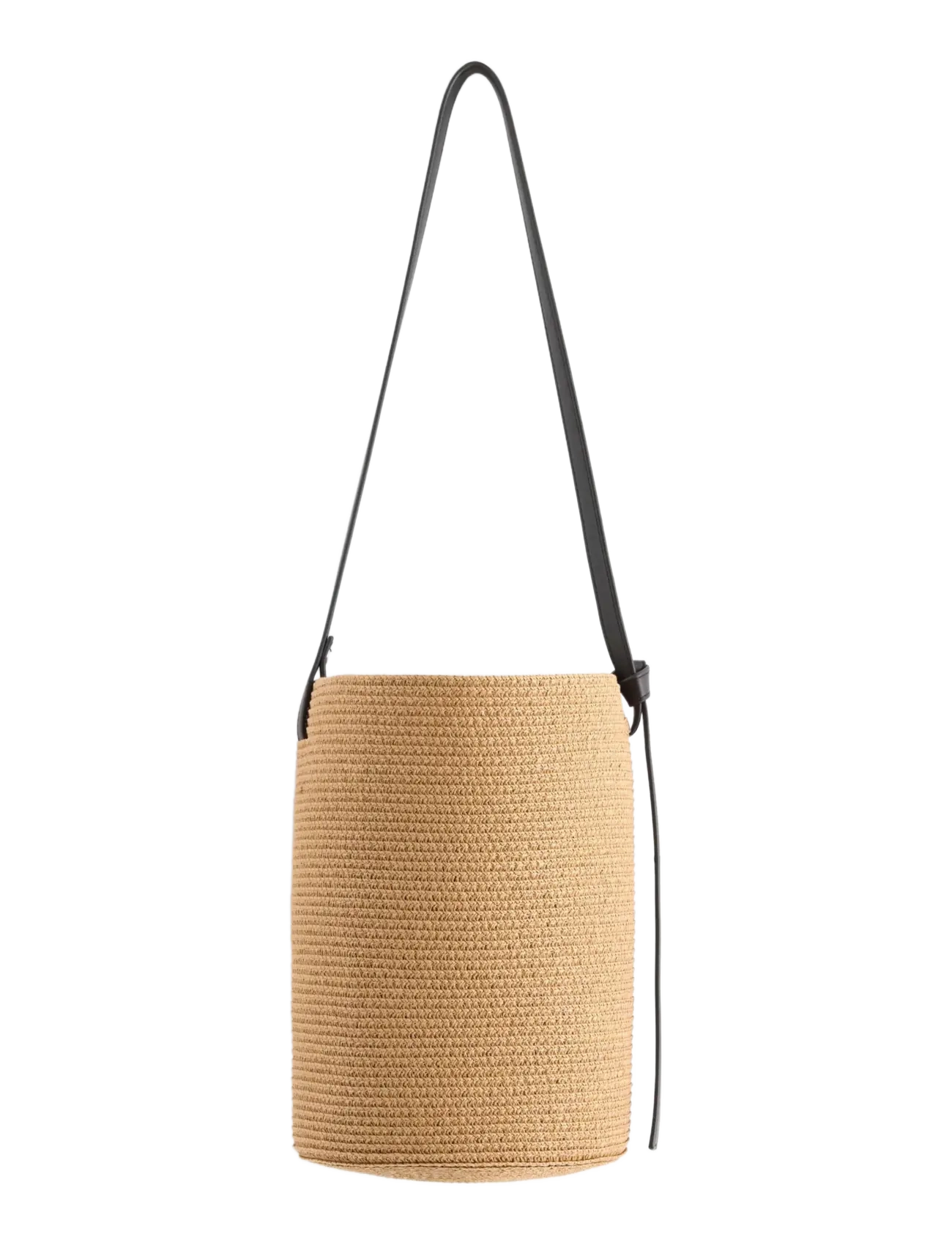 Lindex Straw Bag, Kvinder, Strå Spandtaske, Beige, Str: ONE SIZE