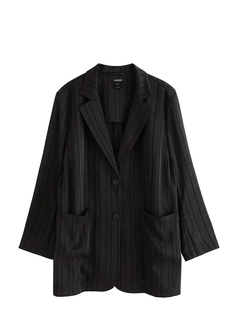 Lindex - Oversized blazer - oversized blazere - black - 1