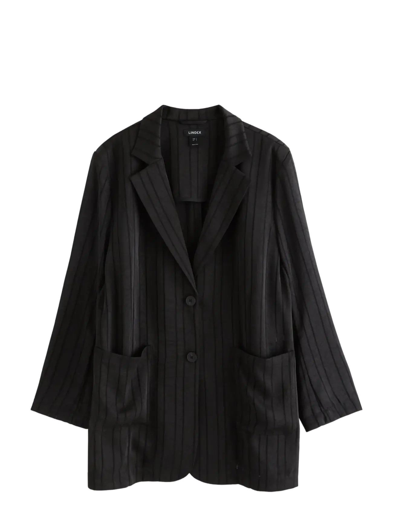 Lindex Oversized blazer - Transitional Layering - BLACK / black