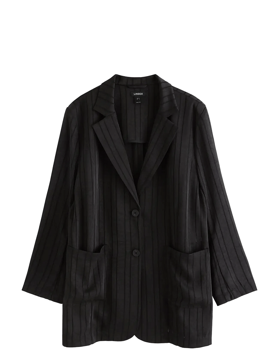 Lindex - Oversized blazer - black - 1