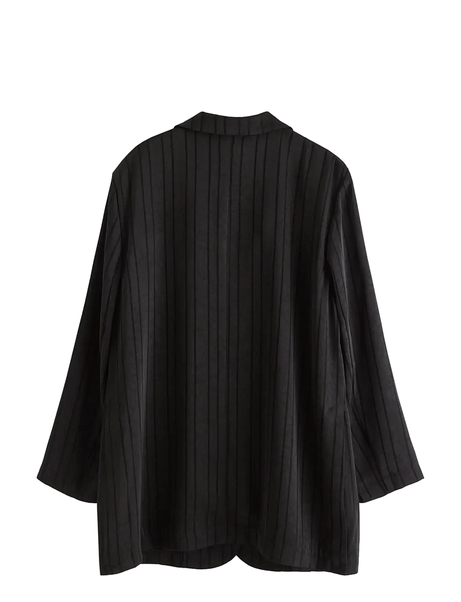 Lindex - Oversized blazer - black - 2
