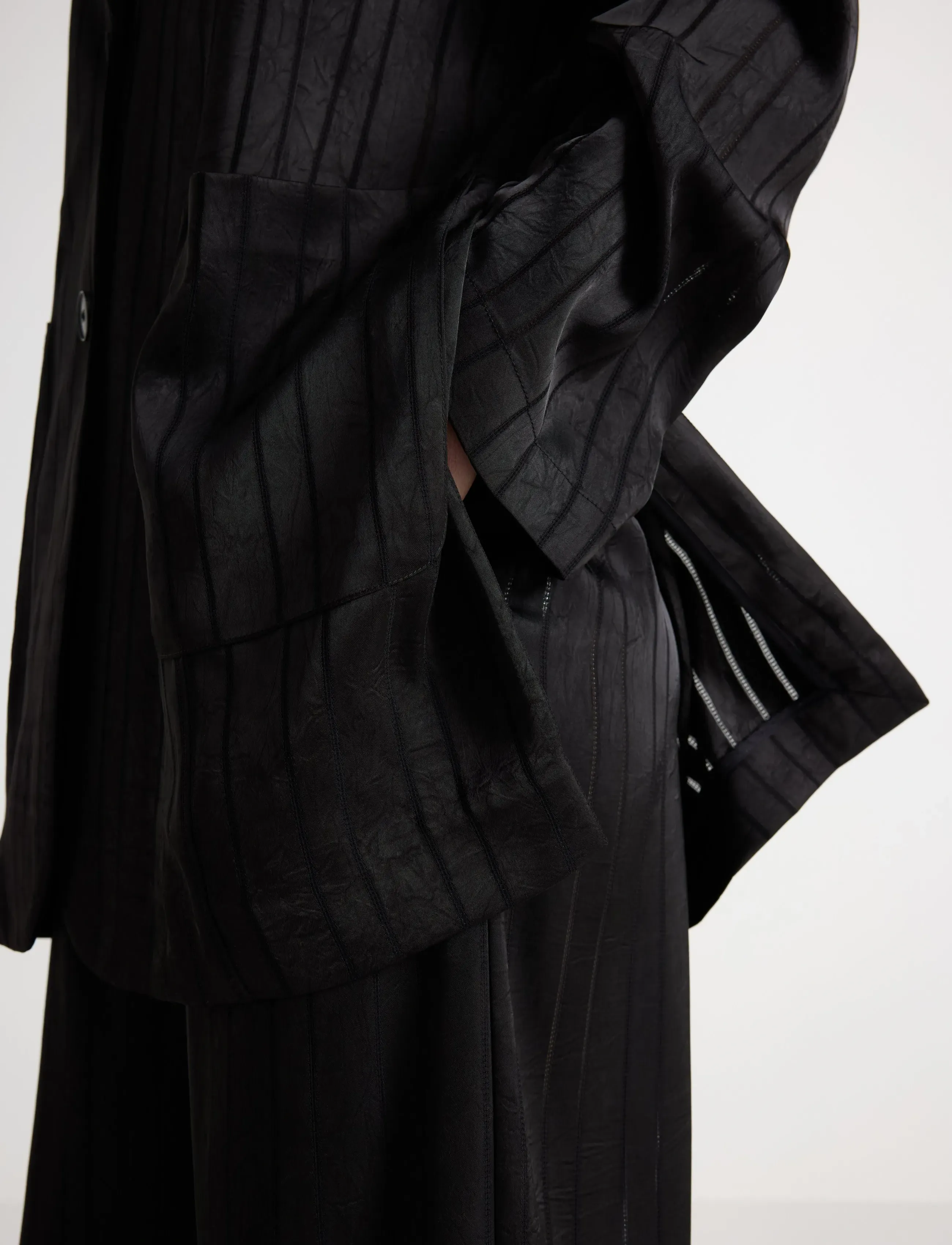 Lindex - Oversized blazer - black - 4