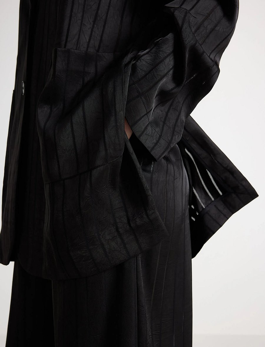 Lindex - Oversized blazer - black - 4