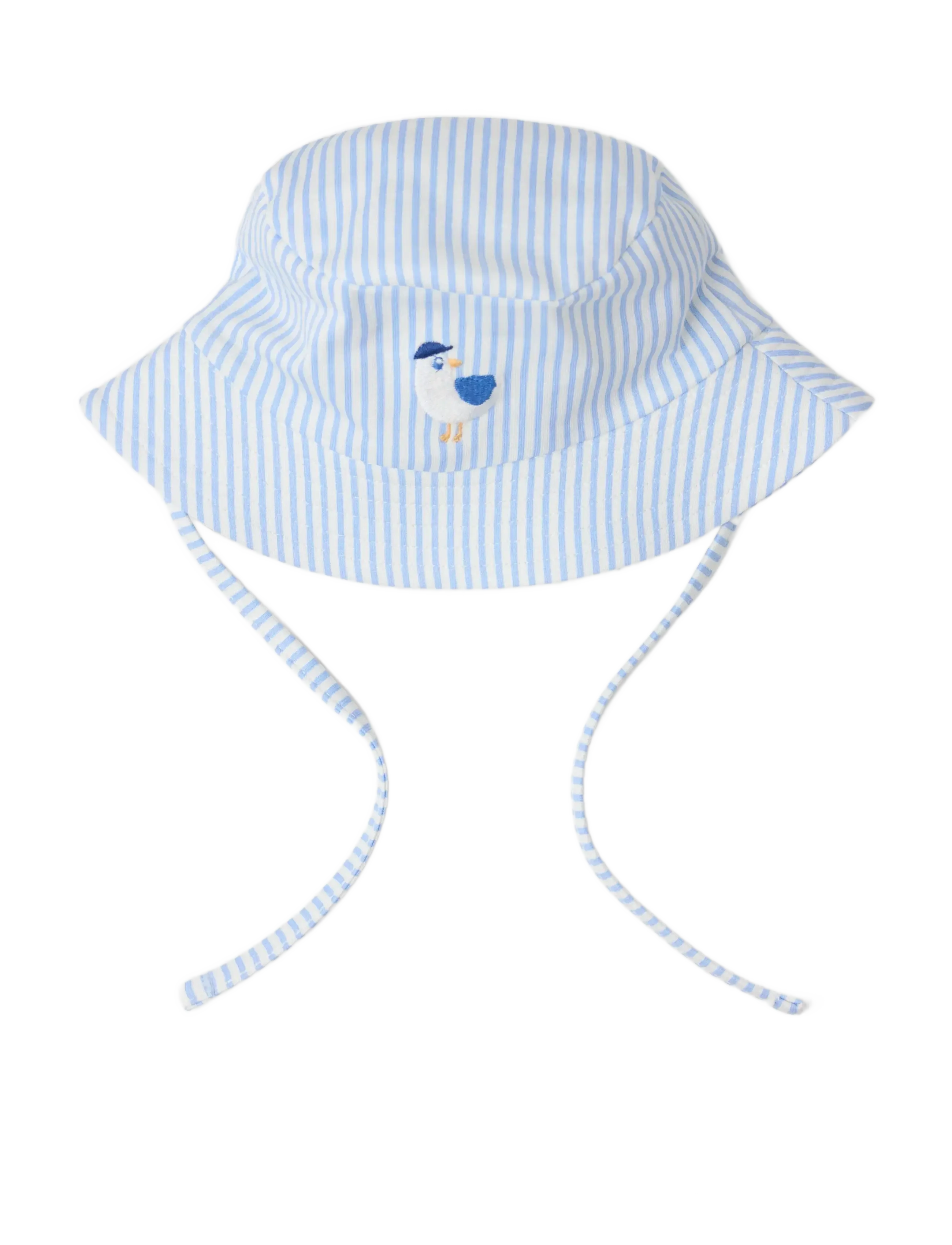 LINDEX Bucket Hat In Jersey Blau - 48/50 - Kinder